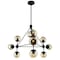 Cwi Lighting Glow 10 Light Chandelier With Black Finish 9614P39-10-101 - alternate 5